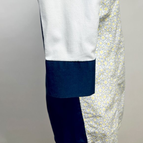 Original Custom Half-White Half-Flower Print Women's Shirt - Blue (Pre-Owned) - Picture 7 of 9